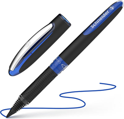 Schneider Schreibgeräte Schneider Tintenroller – ein Schild – Strichstärke 1,0 mm – blau – S-183603