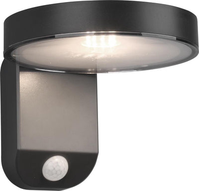 Rl lebe dein Licht Reality Posadas - Wandleuchte - Anthrazit - inkl. 1x SMD 4,5 W - Bewegungssensor - Solarenergie - Solar - kabellos - Außenbeleuchtung - IP44