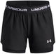 Under Armour ua Tech Play Up 2n1 kurze Unisex-Sporthose – Schwarz – Weiß