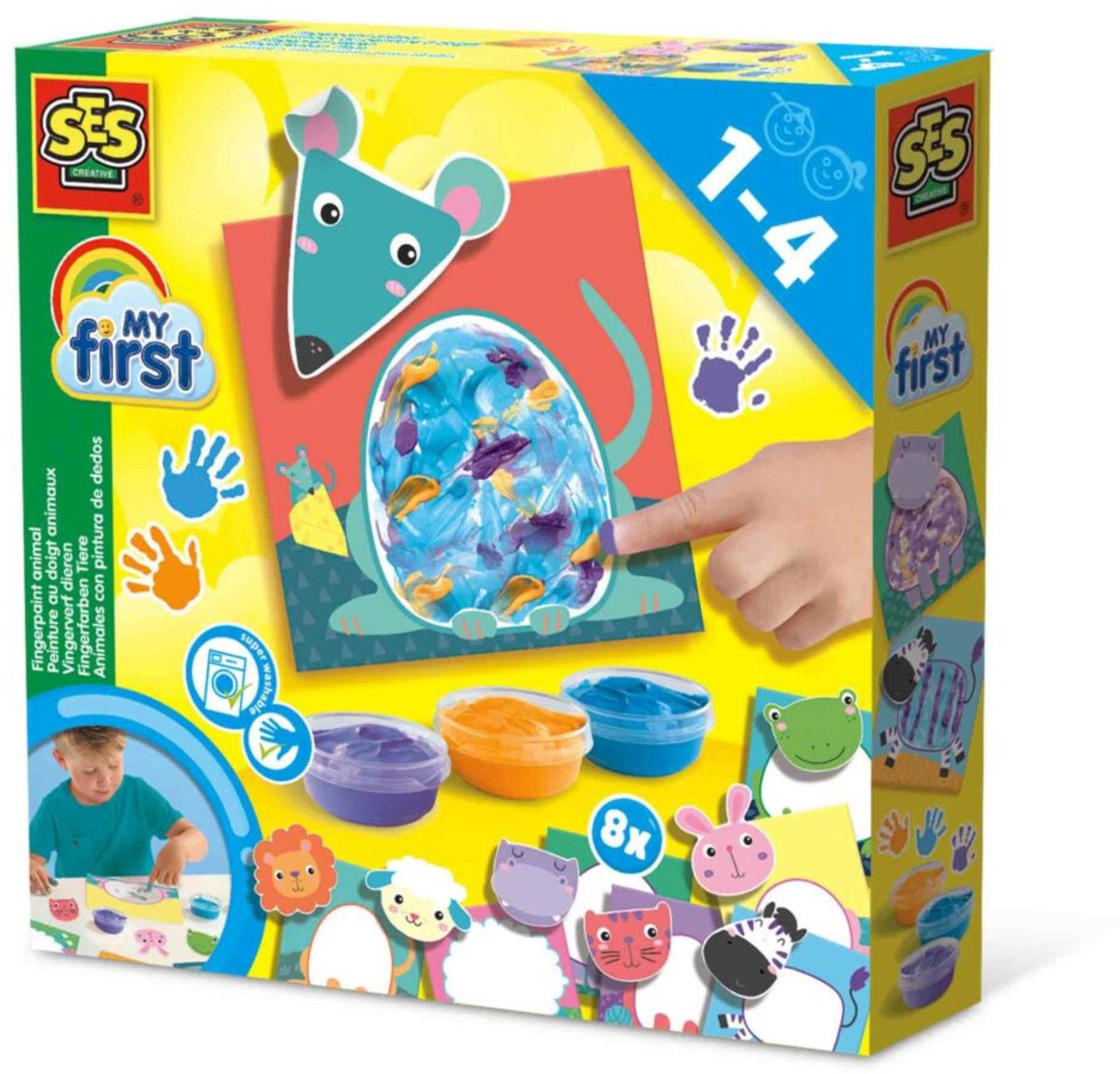 SES meine ersten Fingerfarbe Tiere