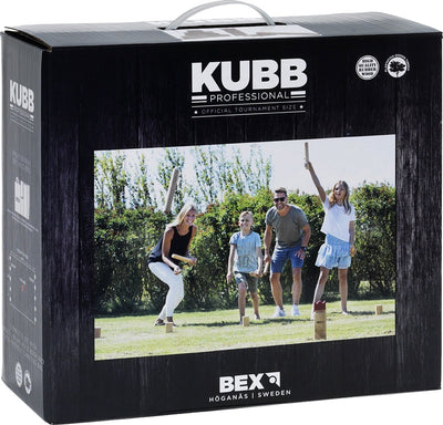 KUBB PRO RUBBERHOUT mit Red King