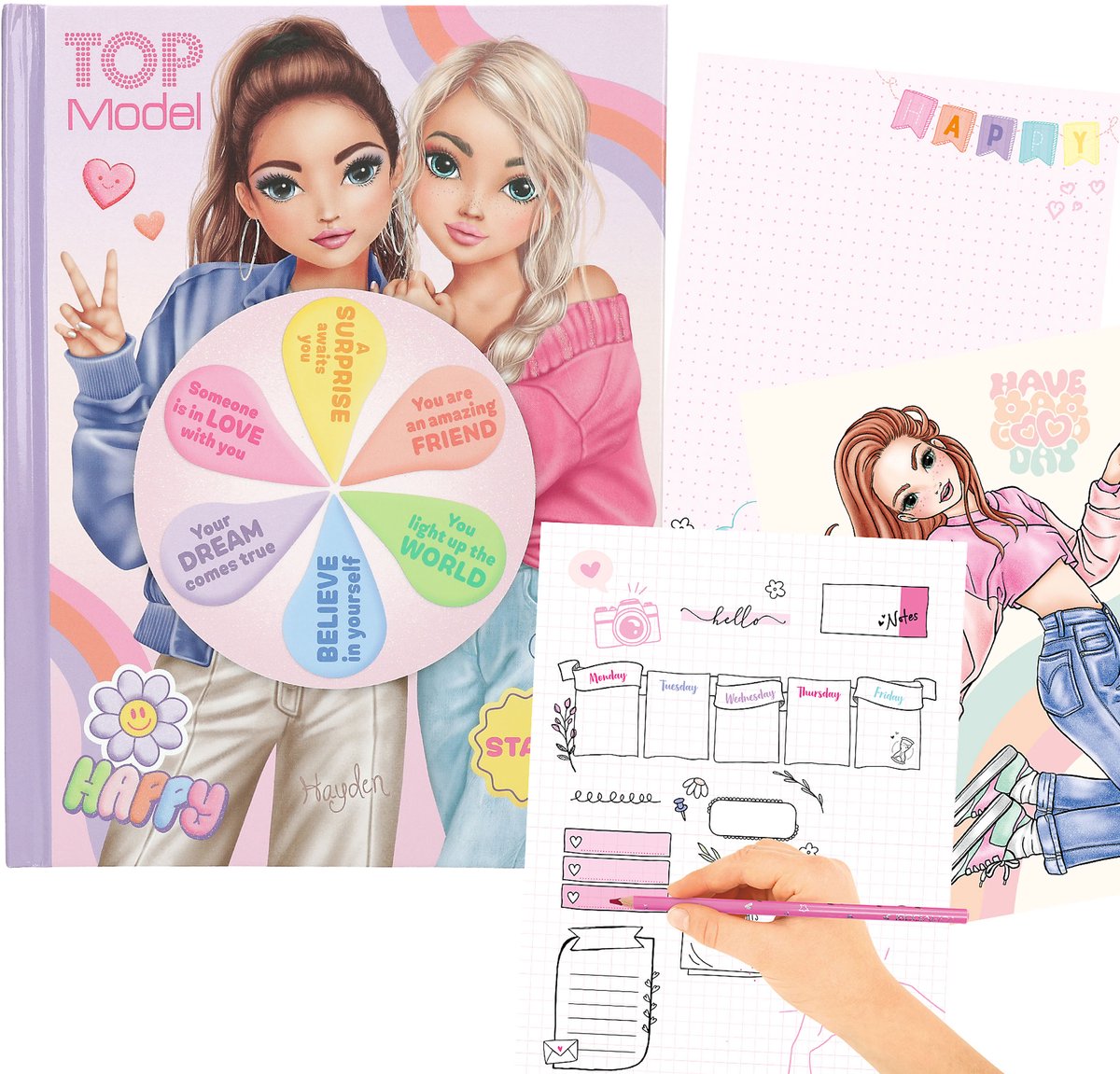 Depesche – Topmodel-Stimmungsmalbuch mit Licht