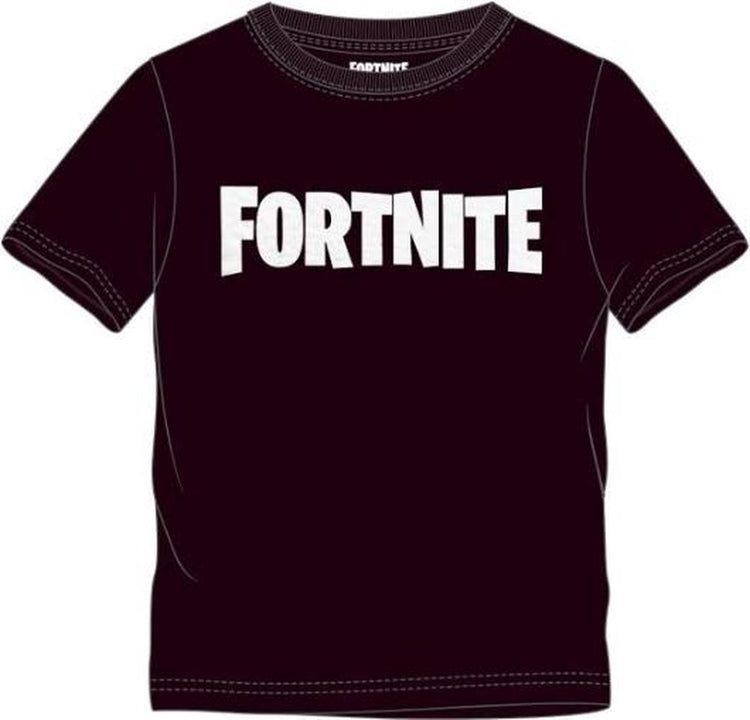 Epic Games Fortnite – Logo schwarzes T-Shirt für Kinder, 164 cm – 14 Jahre