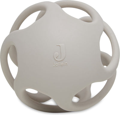 Jollein – Silikon-Kugel-Beißring ø 9,5 cm – Baby-Beißringe – Nougat