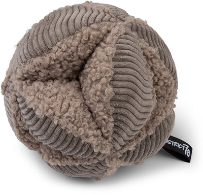 District 70 Bobby – Schnüffelball für Hunde | regt das Suchverhalten an, geistige Herausforderung – taupe – groß ø19 cm