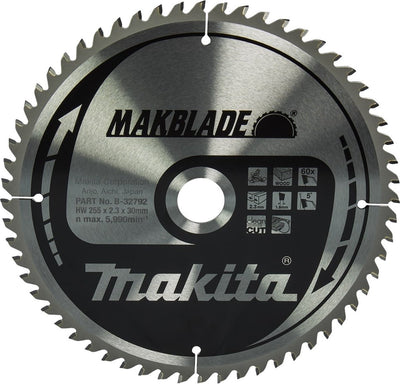 Makita Zubehör Kappsägeblatt | Holz | 255x30x60t 5g - b-32792