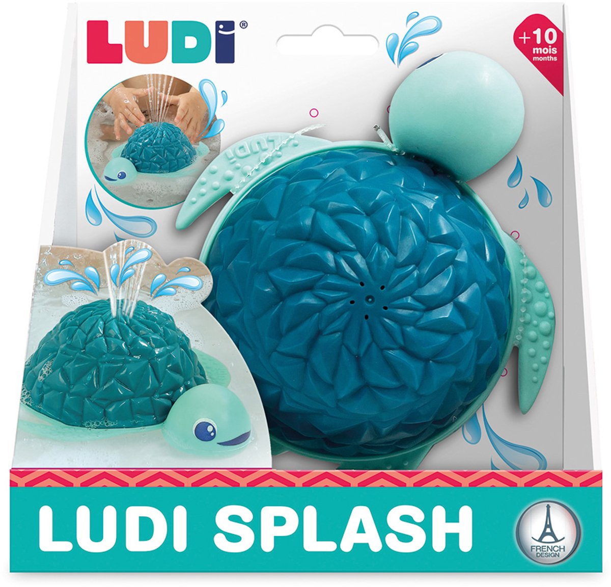 Ludi – Badespielzeug-Wasserbrunnen mit Licht