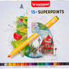 Bruynzeel fühlte -Tip Pens Superpunt, 15st.