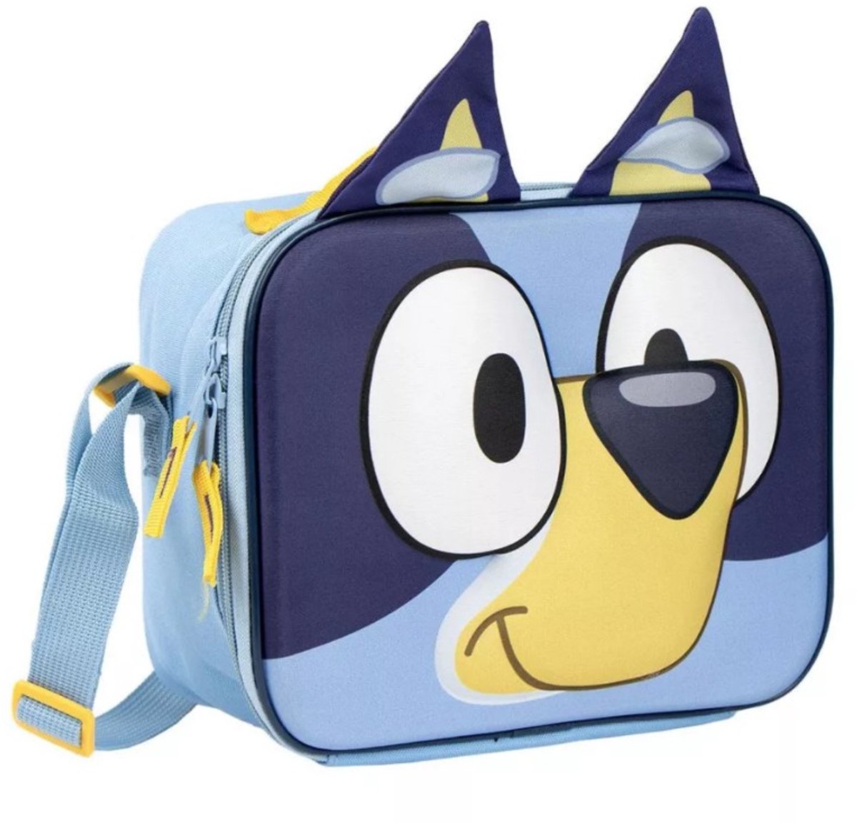 Blaue Thermo-3D-Lunchtasche