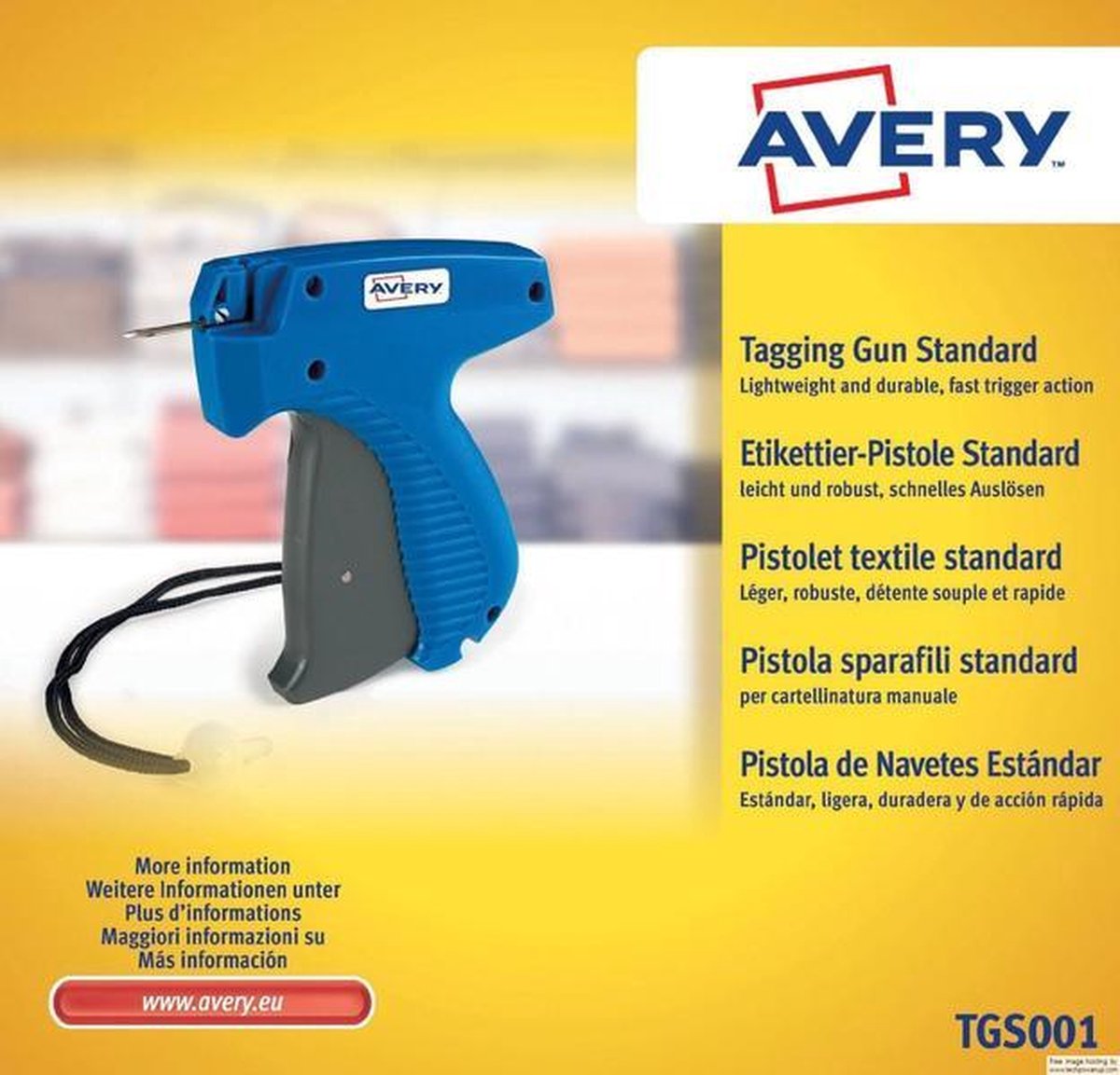 Avery AV-TGS001 Textilpistole