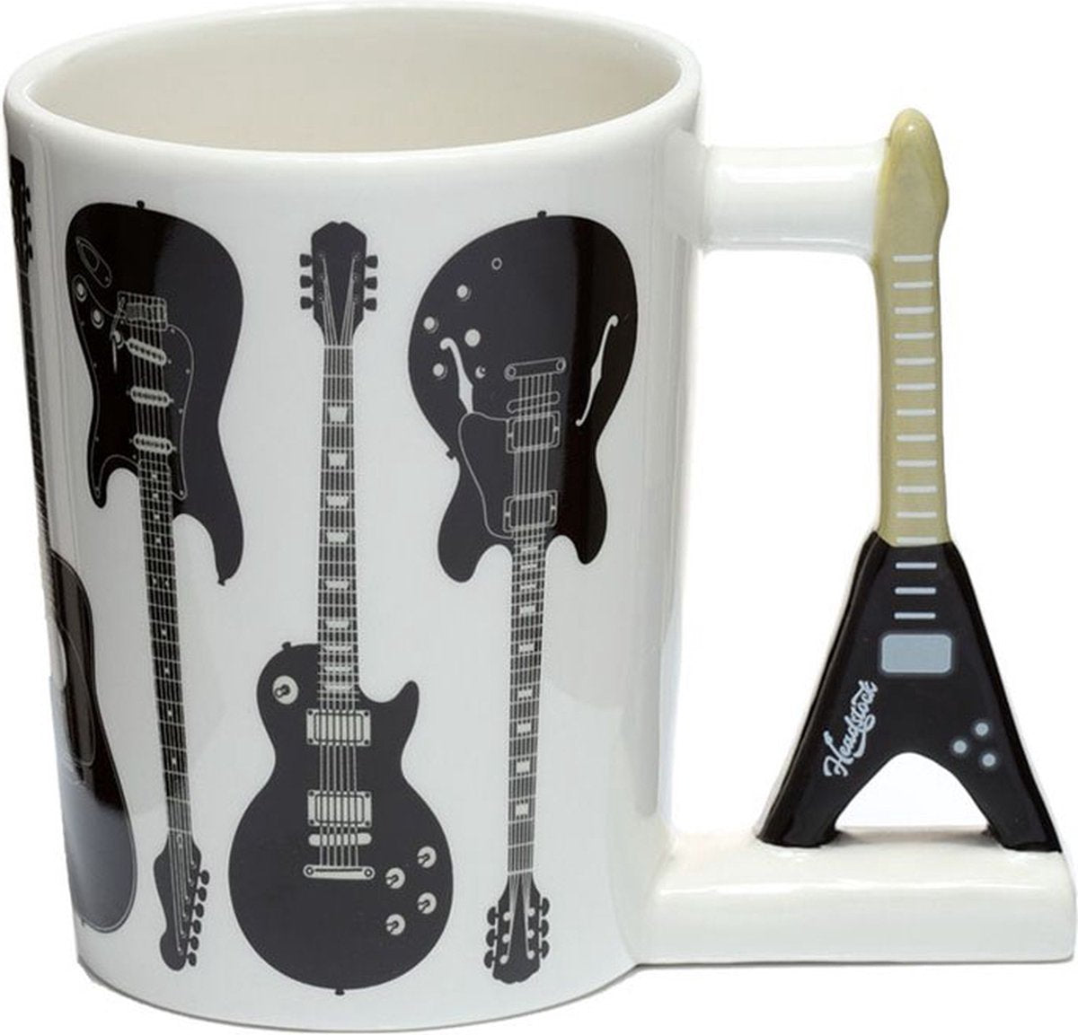 Kopfstock -Rockgitarre - geformter Griff Keramikbecher