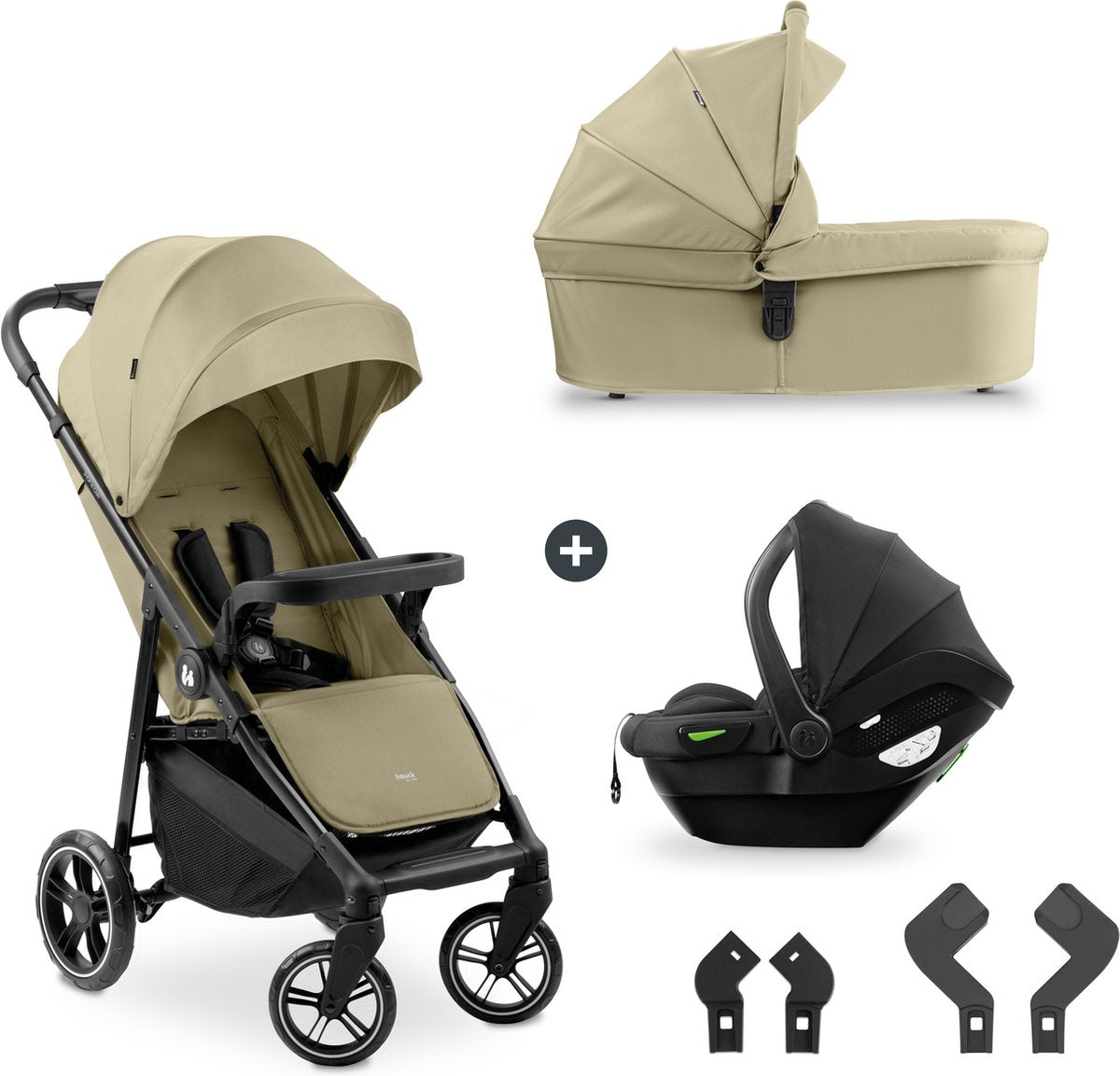 Hauck Shop n Care Trio-Set oliv