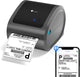 Phomemo d520bt – kabelloser Etikettendrucker – Bluetooth USB – Thermodruck – für mobilen PC – inklusive Etiketten – Grau