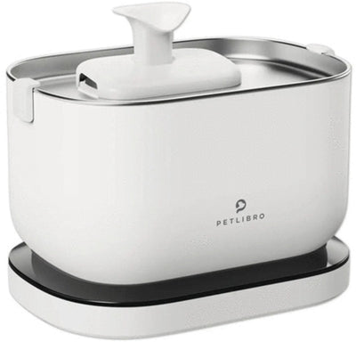 Petlibro dockstream - automatischer Trinkbrunnen - 2,5l - weiß - kabellos - inkl. Filtersystem