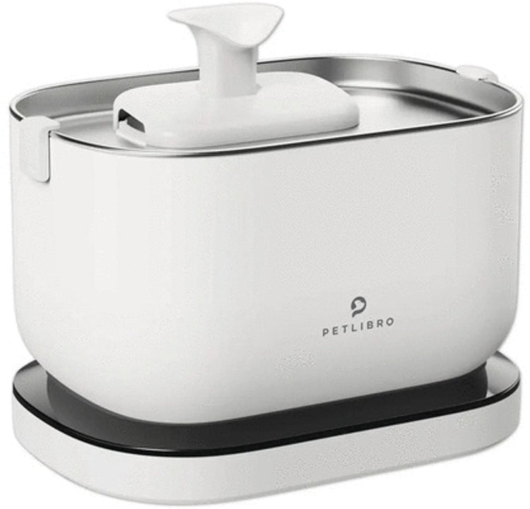 Petlibro dockstream - automatischer Trinkbrunnen - 2,5l - weiß - kabellos - inkl. Filtersystem