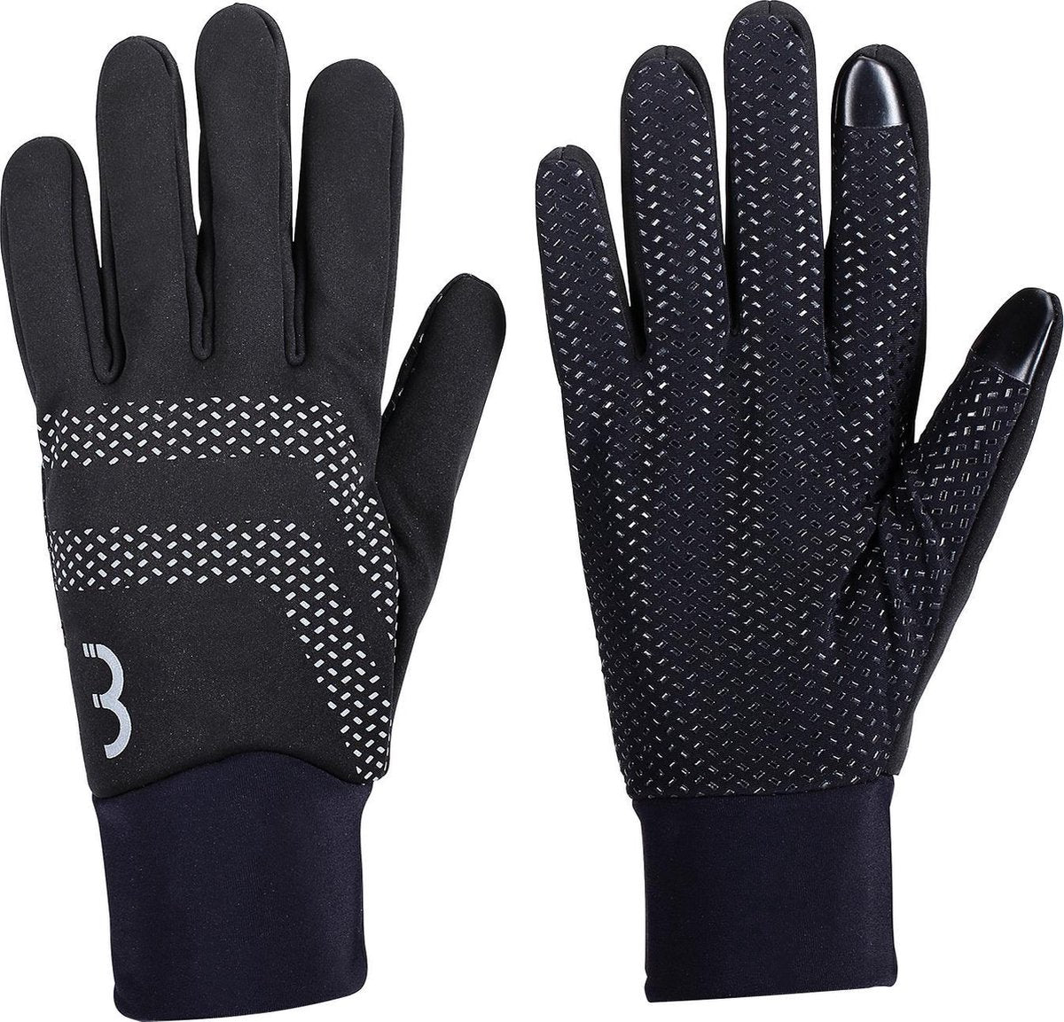 BBB Cycling Raceshield WB 2.0 Fahrradhandschuhe – winddichte Fahrradhandschuhe Herren und Damen – Thermo-Sporthandschuhe – Touchscreen – Schwarz – Größe XXL – BWG-33