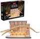 Kubischer Spaß - 3D-Puzzle - Holz - Blauwal mit LED