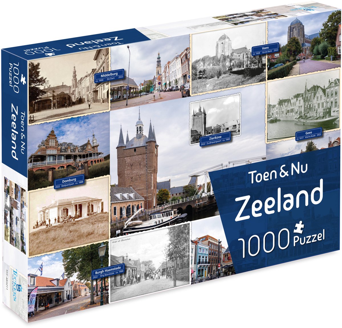 Tuckers Spaßfabrik damals und heute Puzzle – Zeeland (vom Fotografen Robert Mulder) – 1000 Teile – Puzzles