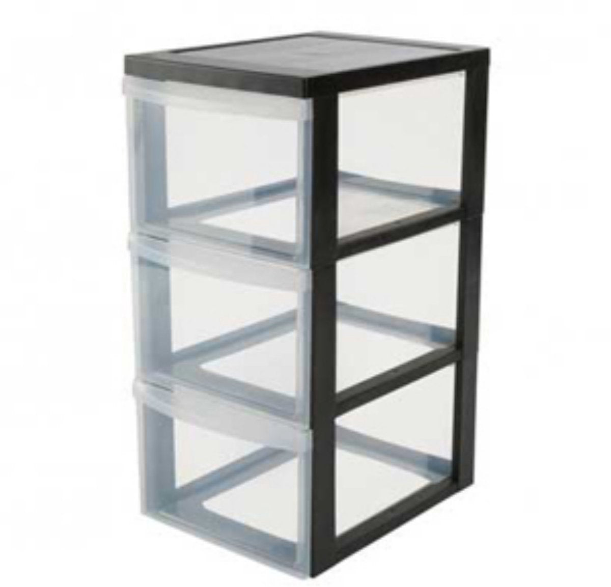 Iris -Truhe der Schubladen 3x15l Räder