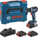 Bosch Blue GSR 18 V-90 C professioneller Akku-Bohrschrauber | 3 x 4,0 Ah Procore-Akku | in L-Boxx - 0615a5002r