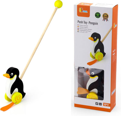 Vigatoys Schiebestock - Pinguin