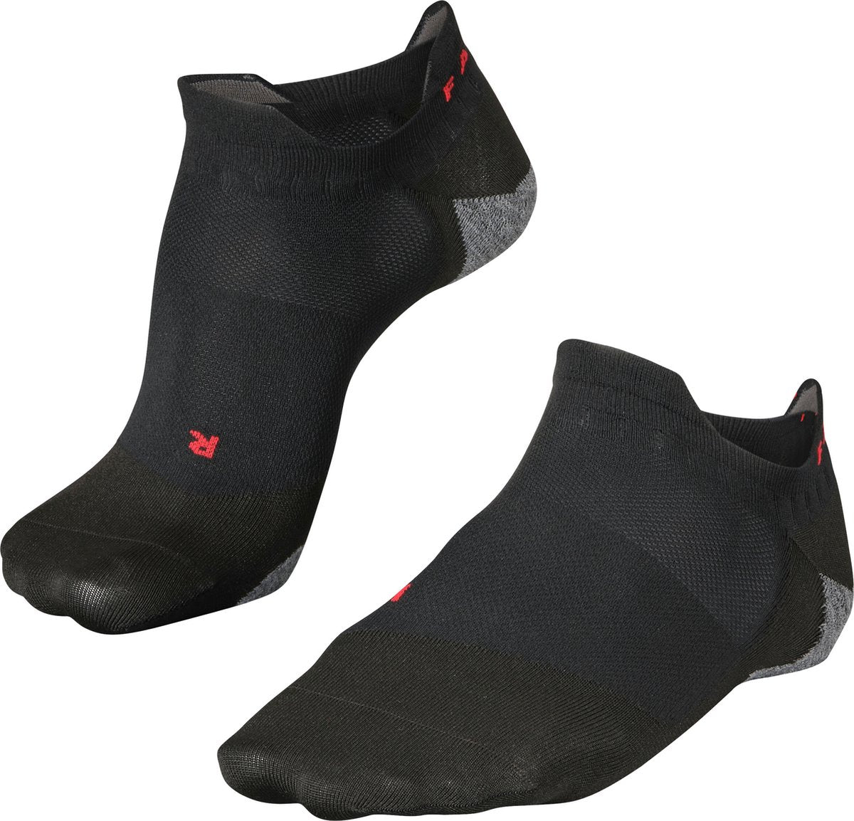 Falke ru5 Race Invisible Anti-Blister Funktionsmaterial Laufsocken Herren Schwarz – Größe 39-41