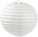 Creativ Company Reispapierlampe, rund, D 20 cm, weiß, 1 Stück