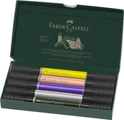 Faber-Castell Zeichenstift – Pitt Artist Pen – Dual Marker – Etui 5 Stück Fashion – FC-162006