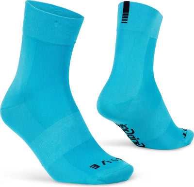 Gripgrab – leichte SL Performance Sommer-Radsocken 1 Paar Coolmax-Radsocken regulärer Schnitt – blau – Unisex – Größe XS (35–38)