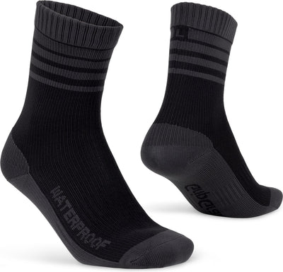 Gripgrab – mit Merino gefütterte, wasserdichte Winter-Radsocken, gefüttert mit Merinowolle – Schwarz – Unisex – Größe XL