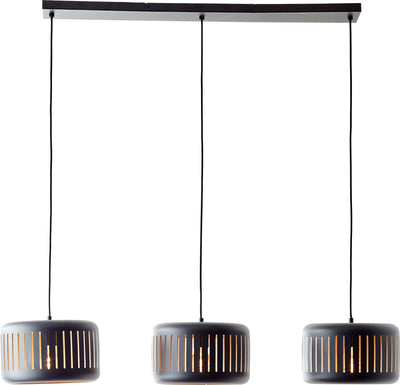 Brilliant Tyas – Hängelampe – E27 max. 3 x 60 W – Schwarzgold