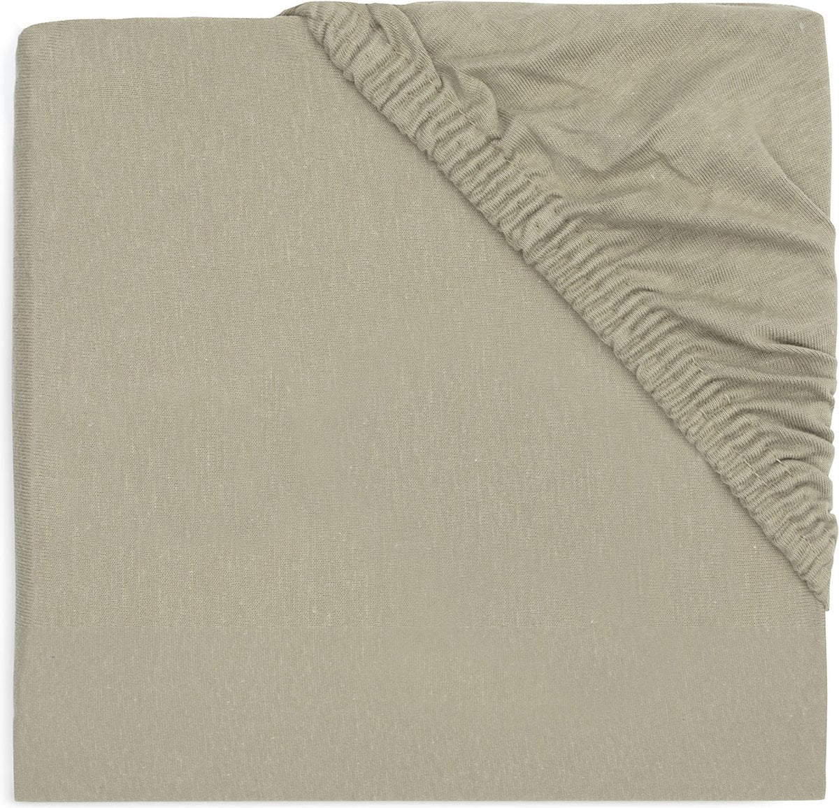 Jollein - Spannbettlaken Jersey 40 50x80 90cm - Wiege, Bett, Babybett - Olivgrün