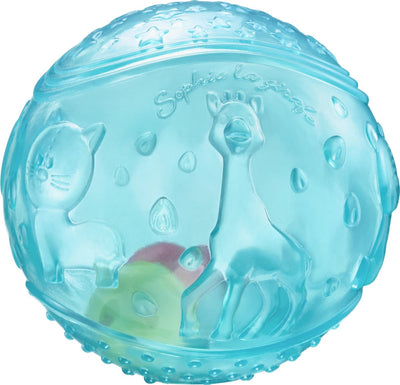 Sensorischer Ball Sophie die Giraffe – Spielball – Spielzeugball – Babyspielzeug – ab 3 Monaten – ø12 cm – blau
