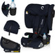 Lionelo Nelly i-Size-Autositz – faltbar – 76–150 cm – Isofix-Top-Tether – 4-Positionen-Rückenlehne – Sips-Seitenschutz – tragbar kompakt – 15-Positionen-Kopfstütze – reduzierender Beinkisseneinsatz – Getränkehalter – ECE R129 03 – Gruppe 0+