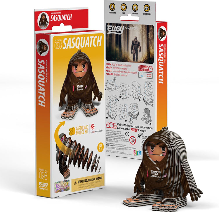 Eugy 3D-Puzzle – Bigfoot – Fantasy-Figuren – langlebig – alle sammeln – 6 Jahre