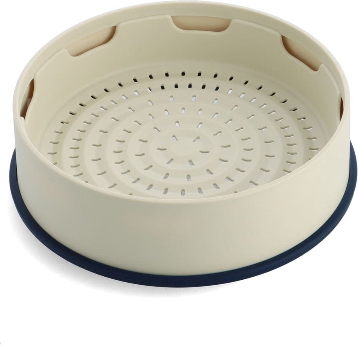 Greenpan Steamy 24 cm – Silikon – Dampfkorb – Creme