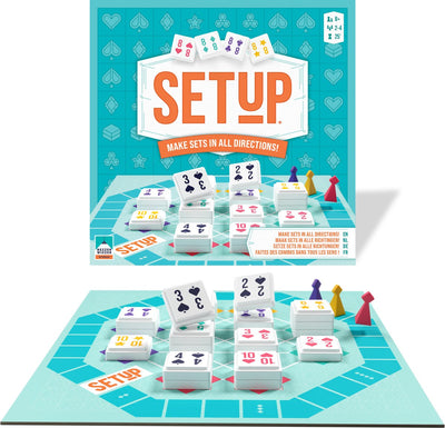 Asmodee Setup – spannendes strategisches Brettspiel voller Bluff-Taktiken – Partyspiel für 2–4 Spieler – ab 8 Jahren