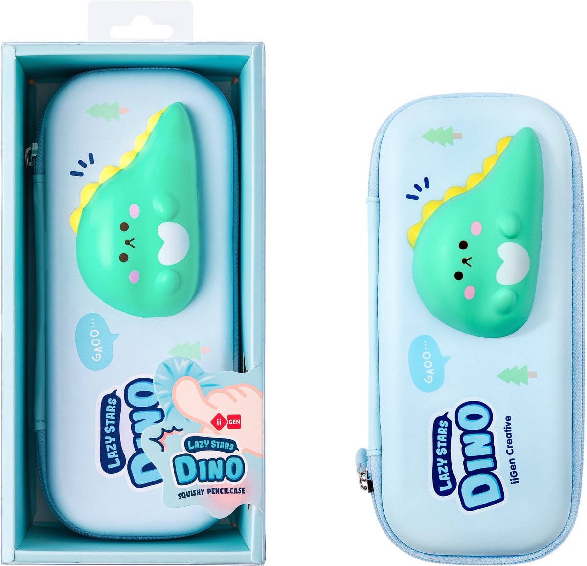 Lazy Stars - Federmäppchen - Federmäppchen - Squishy Dinosaurier