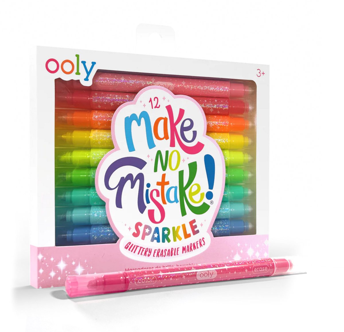 Ooly – täusche dich nicht! 12 löschbare Glitzermarker
