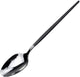 Amefa-Set Sopranlöffel aus schwarzem Metall und Edelstahl für Kaffee, 12 Stück