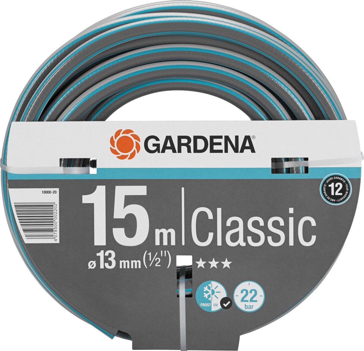Gardena Gartenschlauch Classic 1 2 (13 mm) 15 m
