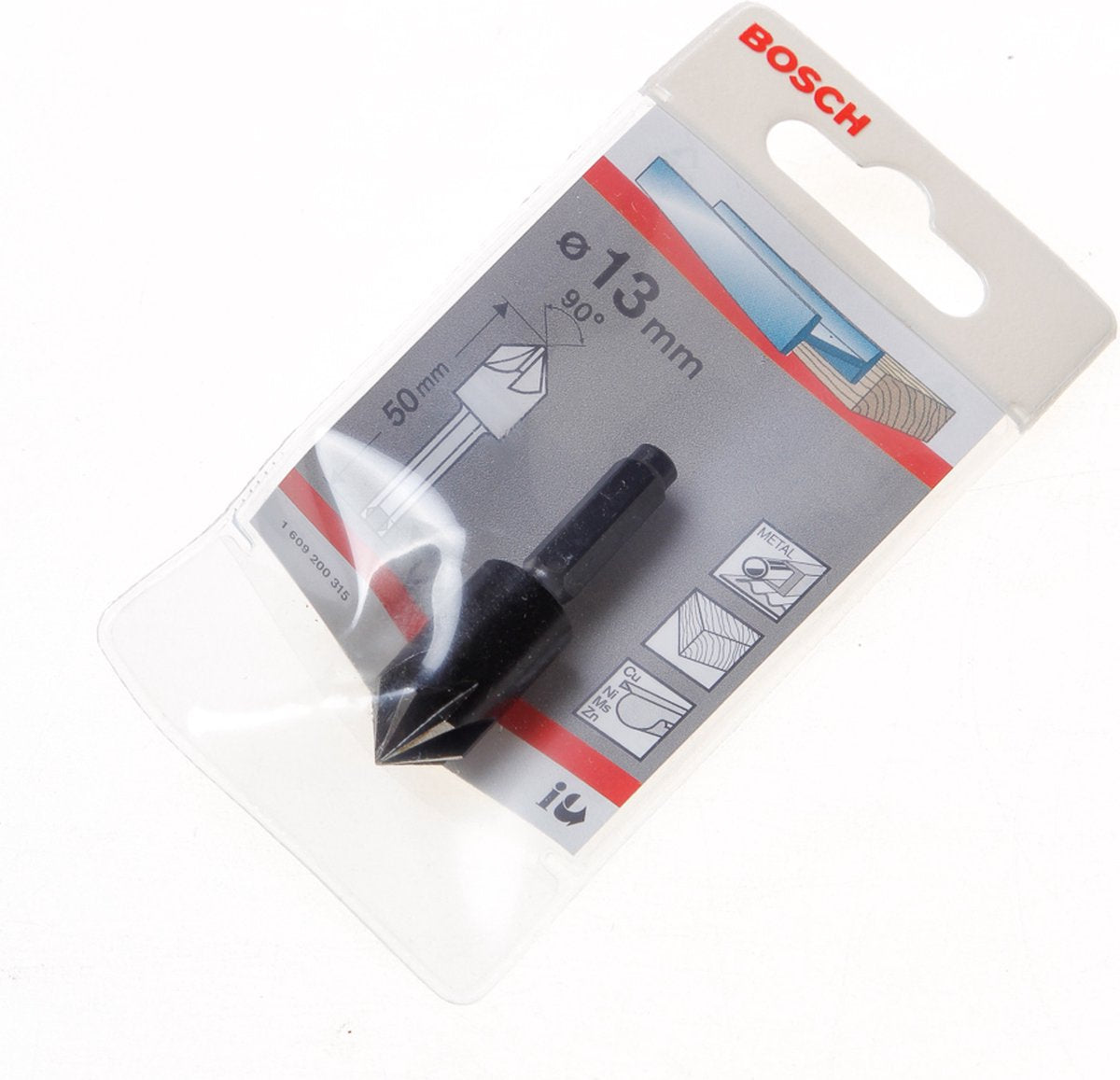 Bosch 1609200315 konischer Senkbohrer – 13 x 50 mm – 90
