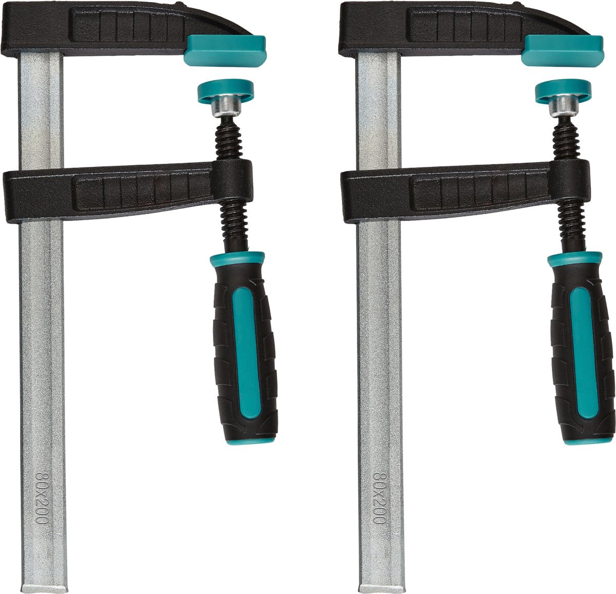 Wolfcraft - 2 Schraubklemmen - 200 mm - 8646000