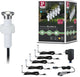 Paulmann Plug Shine LED Bodeneinbauleuchte Micropen II Basisset IP67 3000K 5x0,2W 21VA Silber