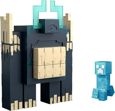 Mattel Minecraft Spicewood-Figur, Licht und Ton, Angriffsaktion und Spicewood-Figur