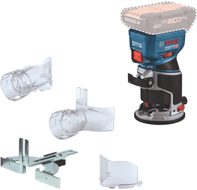 Bosch Blue GKF 18V-8 Akku-Kantenfräser | 18v | ohne Akku und Ladegerät | im Karton - 06016c2000
