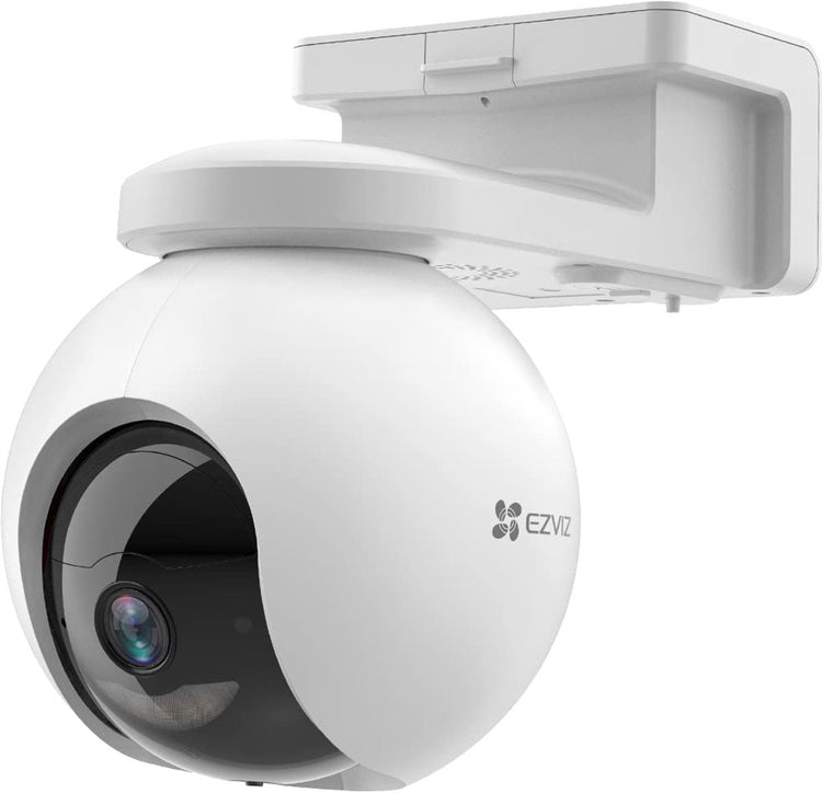 Ezviz hb8 pro 4k – kabellose 4K-Überwachungskamera – 360° Schwenk-/Neigefunktion – Farb-Nachtsicht – KI-Erkennung – funktioniert mit Google Assistant Alexa – KI-Tracking – keine monatlichen Kosten