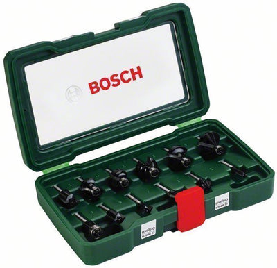 Bosch 12-teiliger Fräsersatz 1 4 Schaft