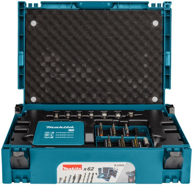 Makita b-53908 Bohrer- und Schraubbit-Set 62-teilig in Mbox