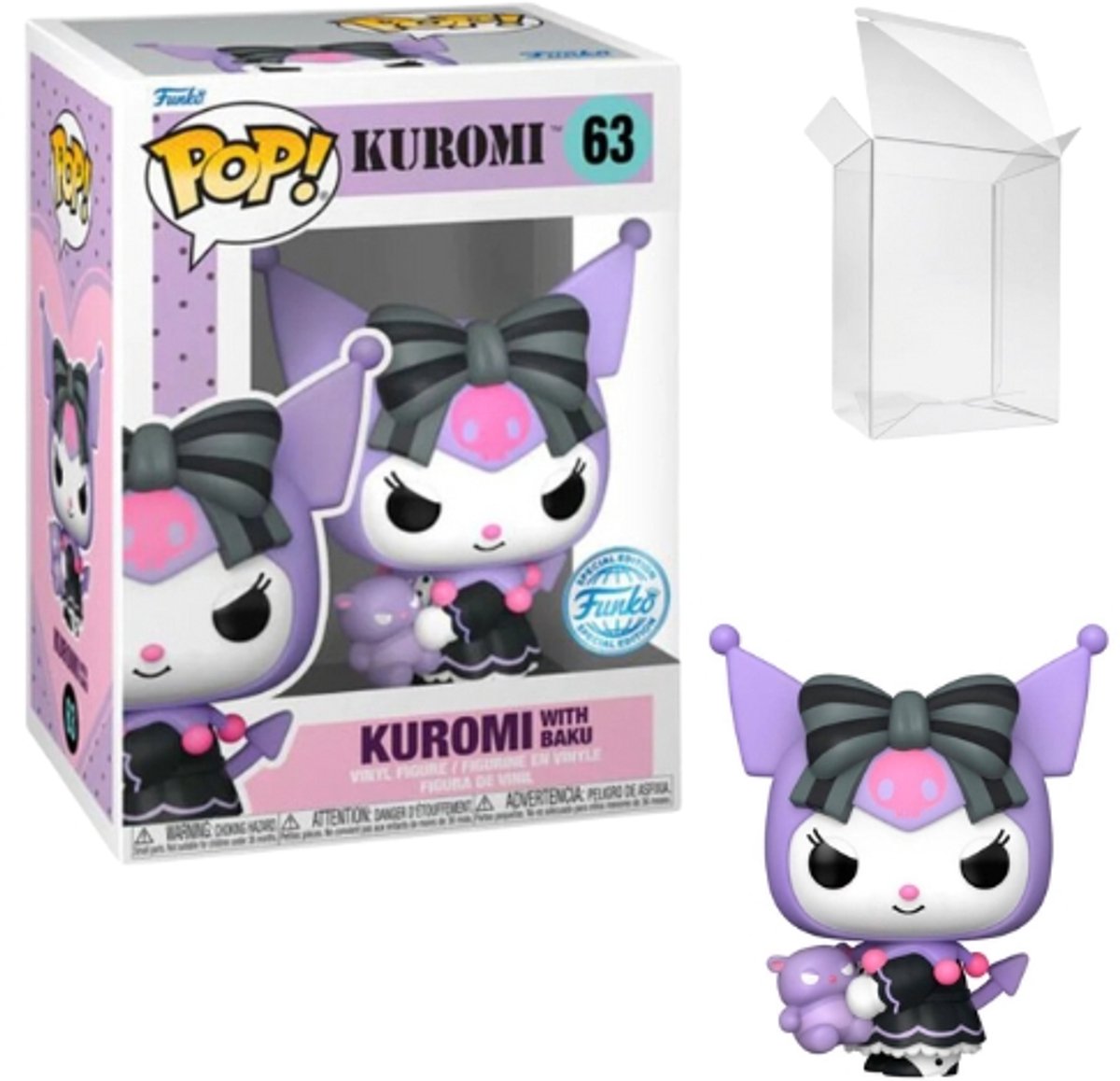 Funko-Pop! Sanrio – Kuromi mit Baku #63 exklusiv
